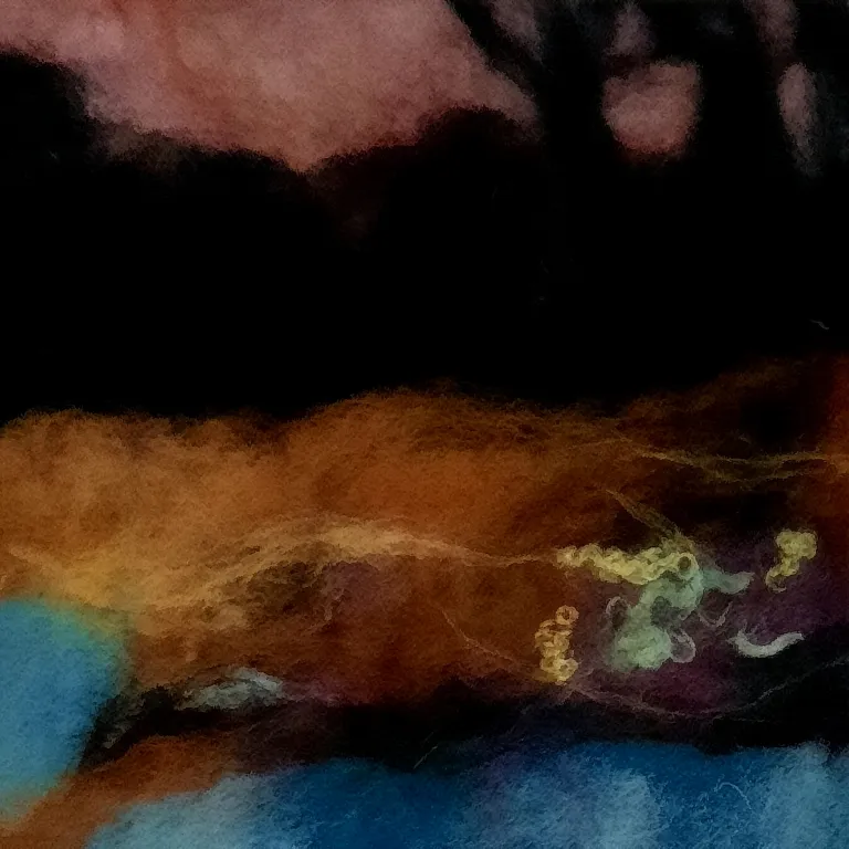 Evening Shades felt artwork — review fixture
